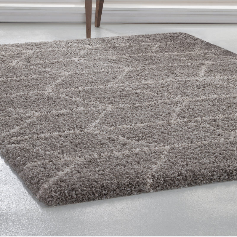 Wade Logan® Rawtenstall Geometric Gray/Ivory Area Rug Wayfair